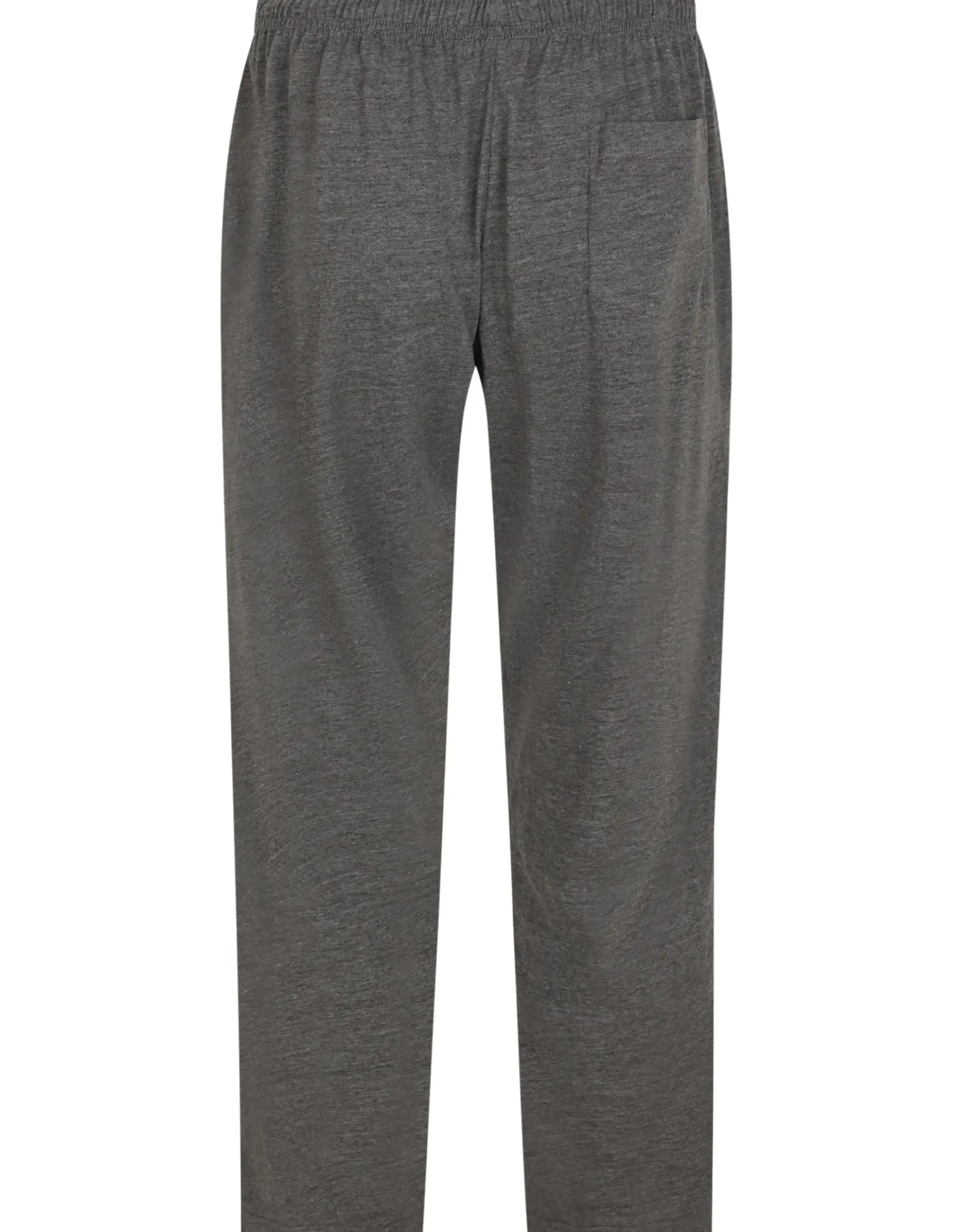 Bigdude Lightweight Jersey Open Hem Joggers Charcoal Marl