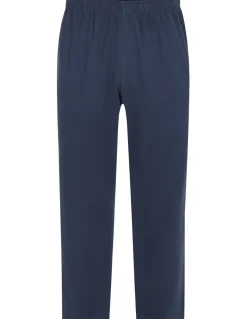 Bigdude Lightweight Jersey Open Hem Joggers Navy