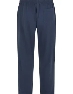 Bigdude Lightweight Jersey Open Hem Joggers Navy
