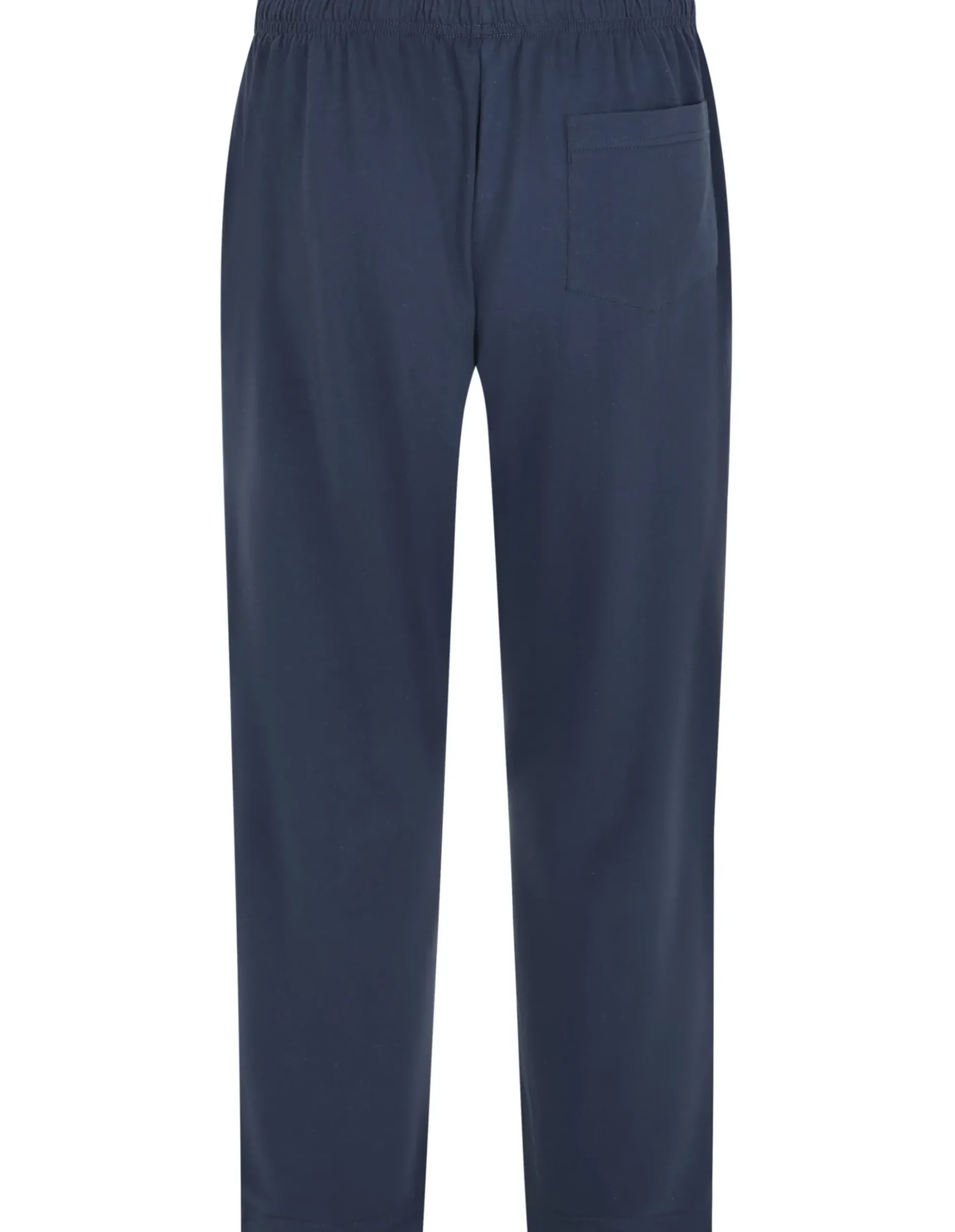 Bigdude Lightweight Jersey Open Hem Joggers Navy