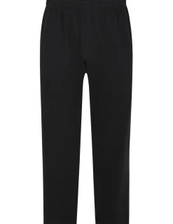 Bigdude Lightweight Jersey Open Hem Joggers Black