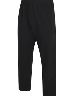Bigdude Lightweight Jersey Open Hem Joggers Black