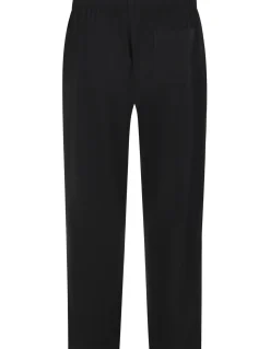 Bigdude Lightweight Jersey Open Hem Joggers Black