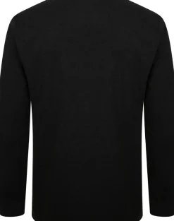 Bigdude Long Sleeve Marl T-Shirt Charcoal Tall