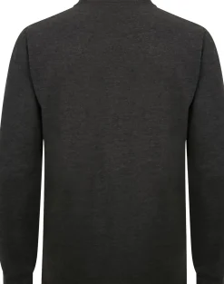 Bigdude Long Sleeve Polo Shirt Black