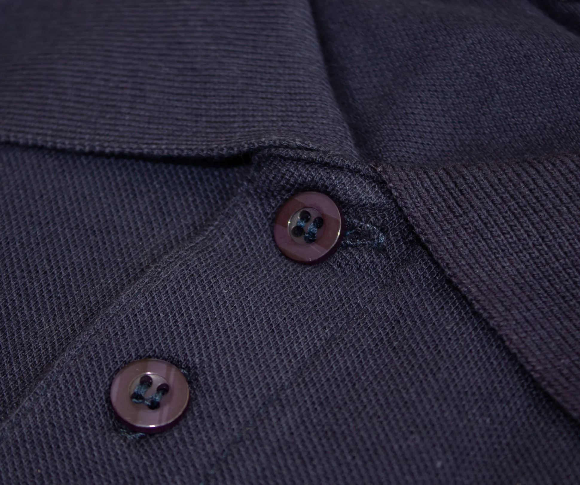Bigdude Long Sleeve Polo Shirt Navy