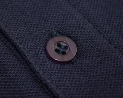 Bigdude Long Sleeve Polo Shirt Navy