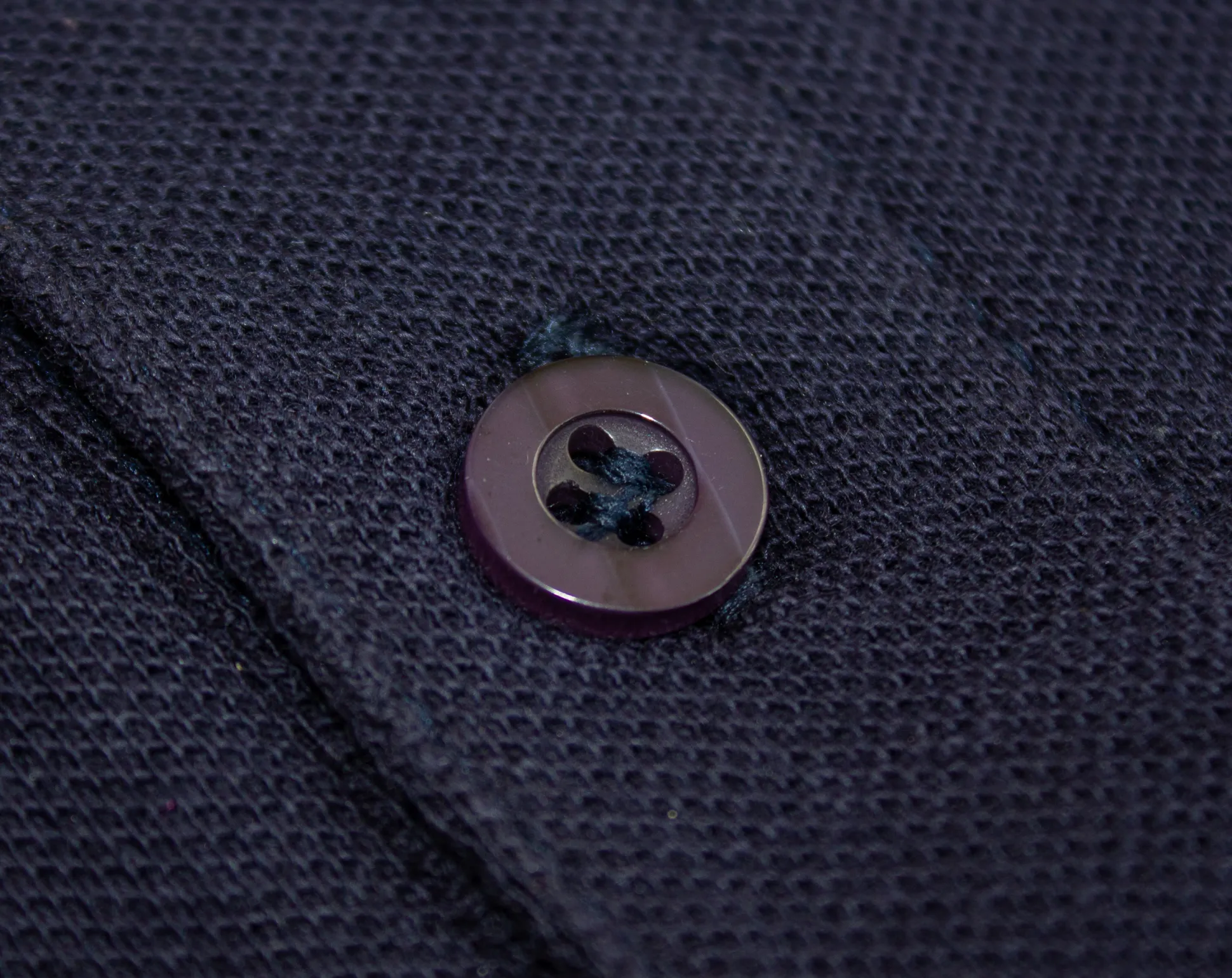 Bigdude Long Sleeve Polo Shirt Navy