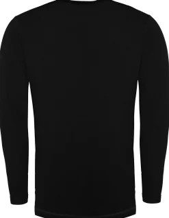 Bigdude Long Sleeve Thermal T-Shirt Black Tall