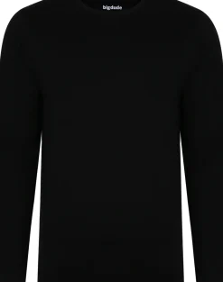 Bigdude Long Sleeve T-Shirt Black Tall