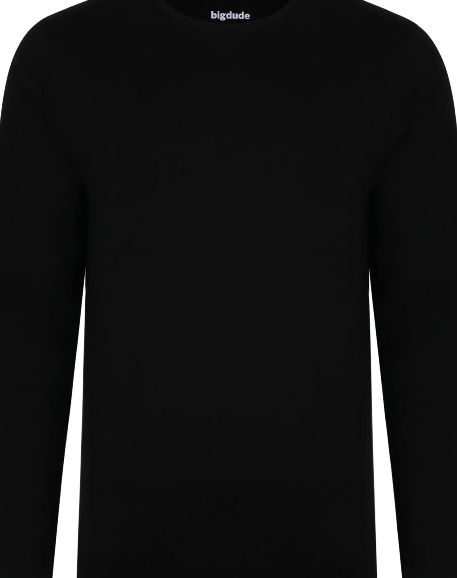Bigdude Long Sleeve T-Shirt Black Tall
