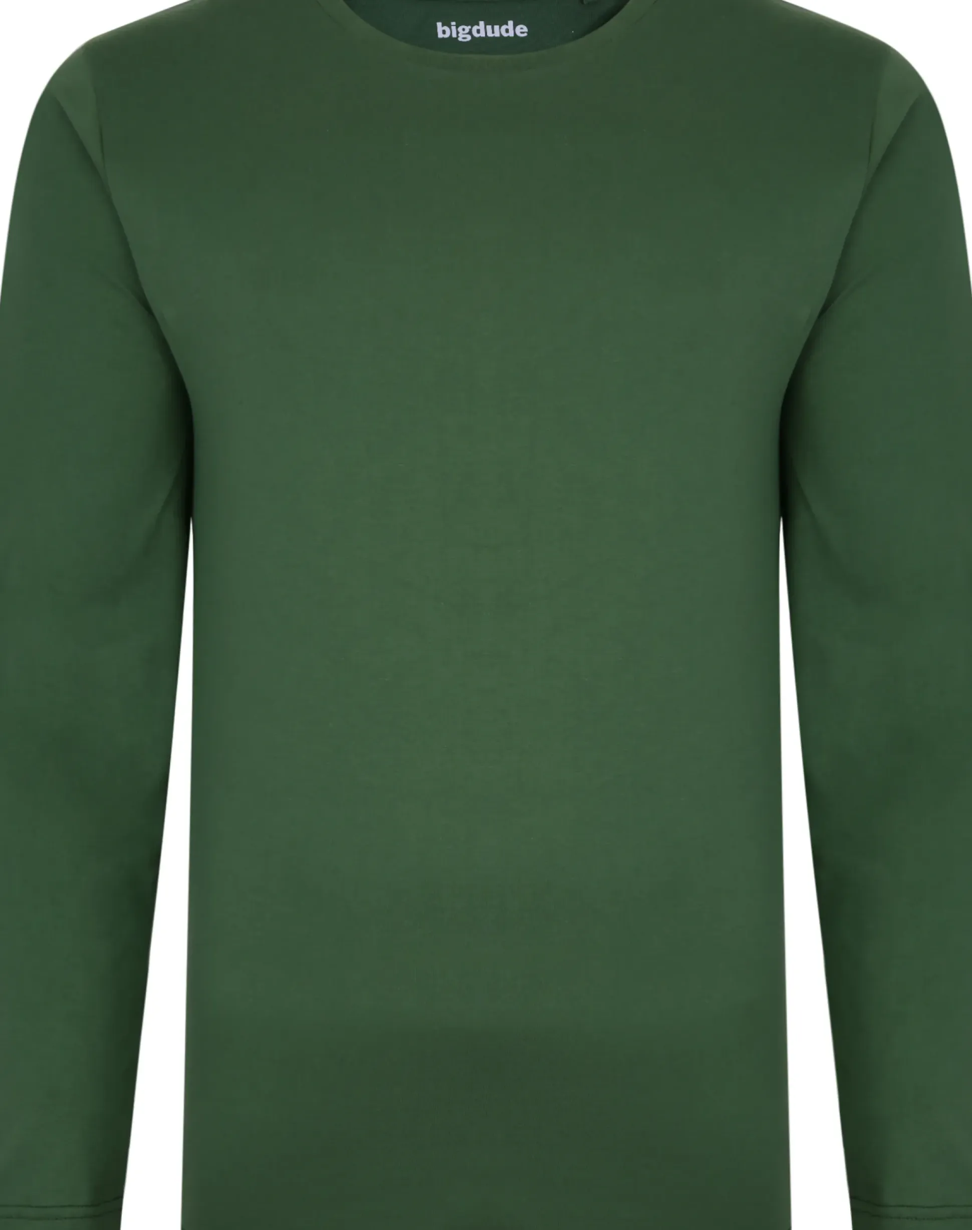 Bigdude Long Sleeve T-Shirt Deep Green Tall