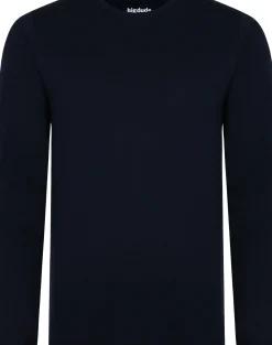 Bigdude Long Sleeve T-Shirt Navy Tall