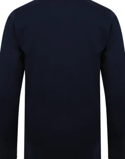 Bigdude Long Sleeve T-Shirt Navy Tall