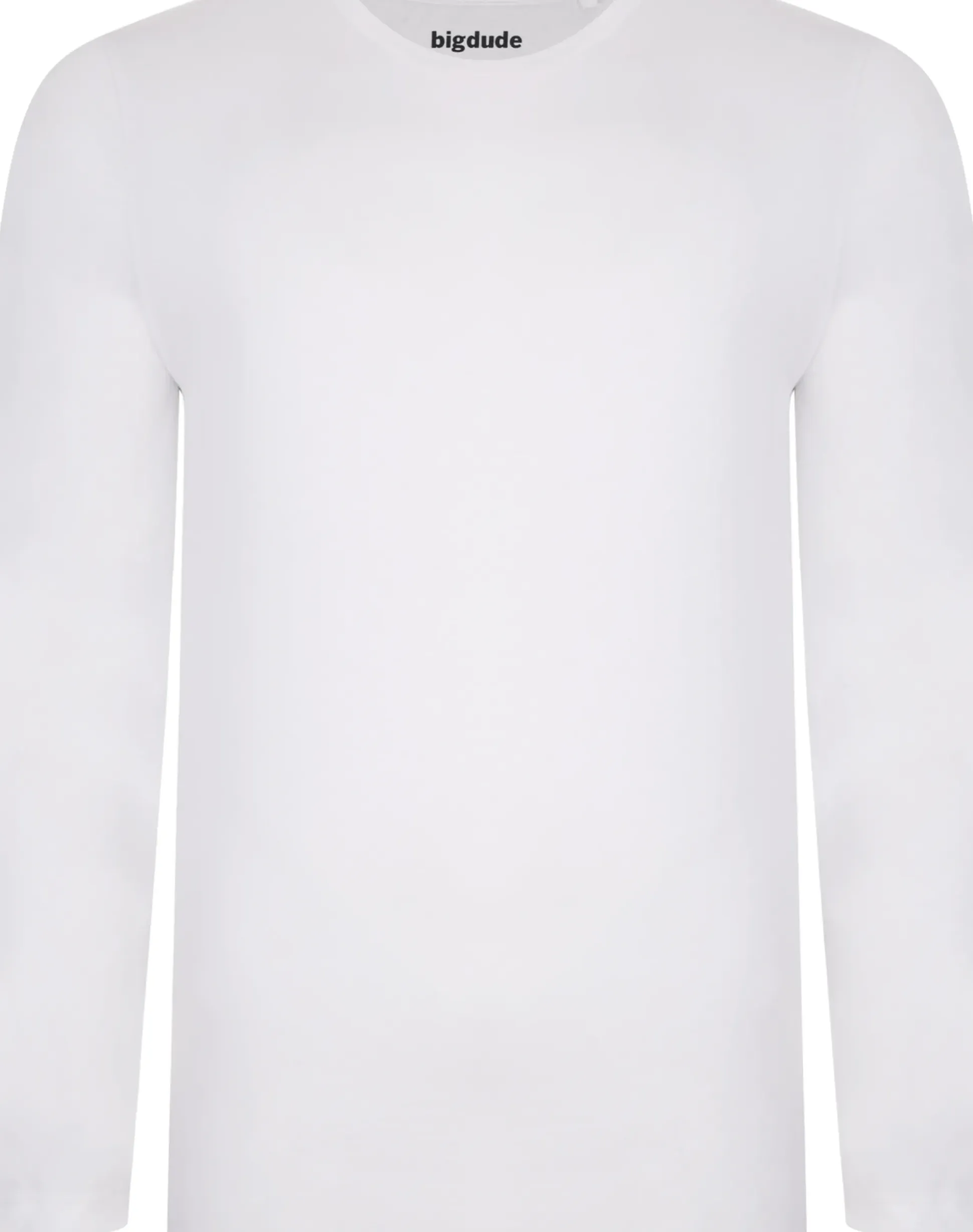 Bigdude Long Sleeve T-Shirt White