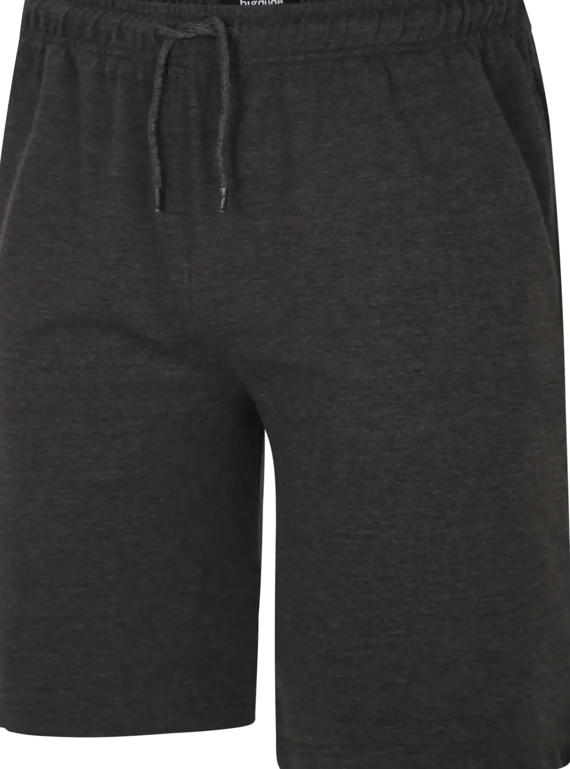 Bigdude Loopback Jogger Shorts Twin Pack Black/Charcoal