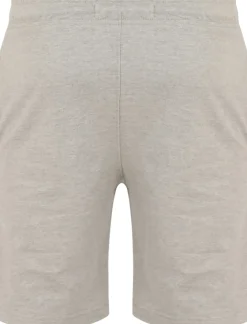 Bigdude Loop Back Jogger Shorts Grey Marl