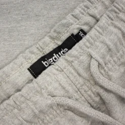 Bigdude Loop Back Jogger Shorts Grey Marl