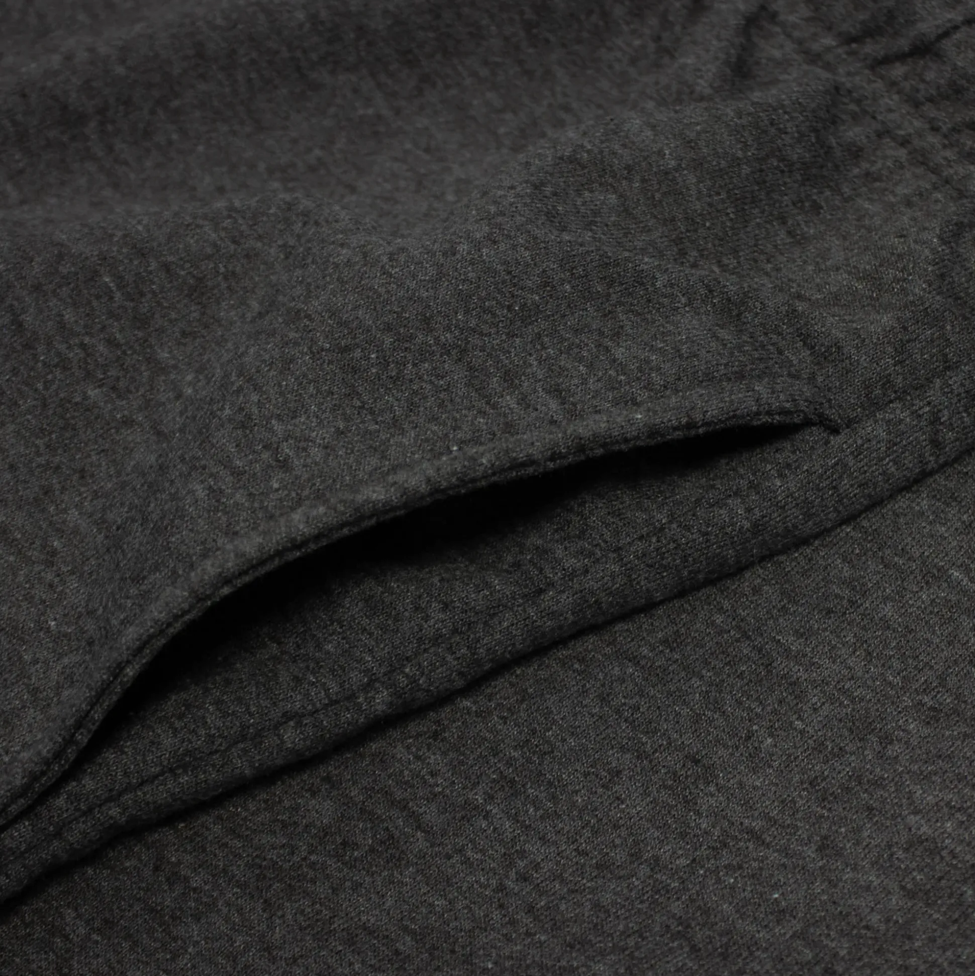 Bigdude Loop Back Jogger Shorts Charcoal