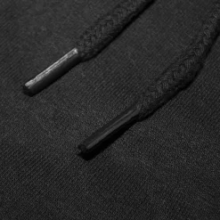 Bigdude Loop Back Sleeveless Hoody Black