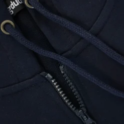 Bigdude Loop Back Sleeveless Hoody Navy