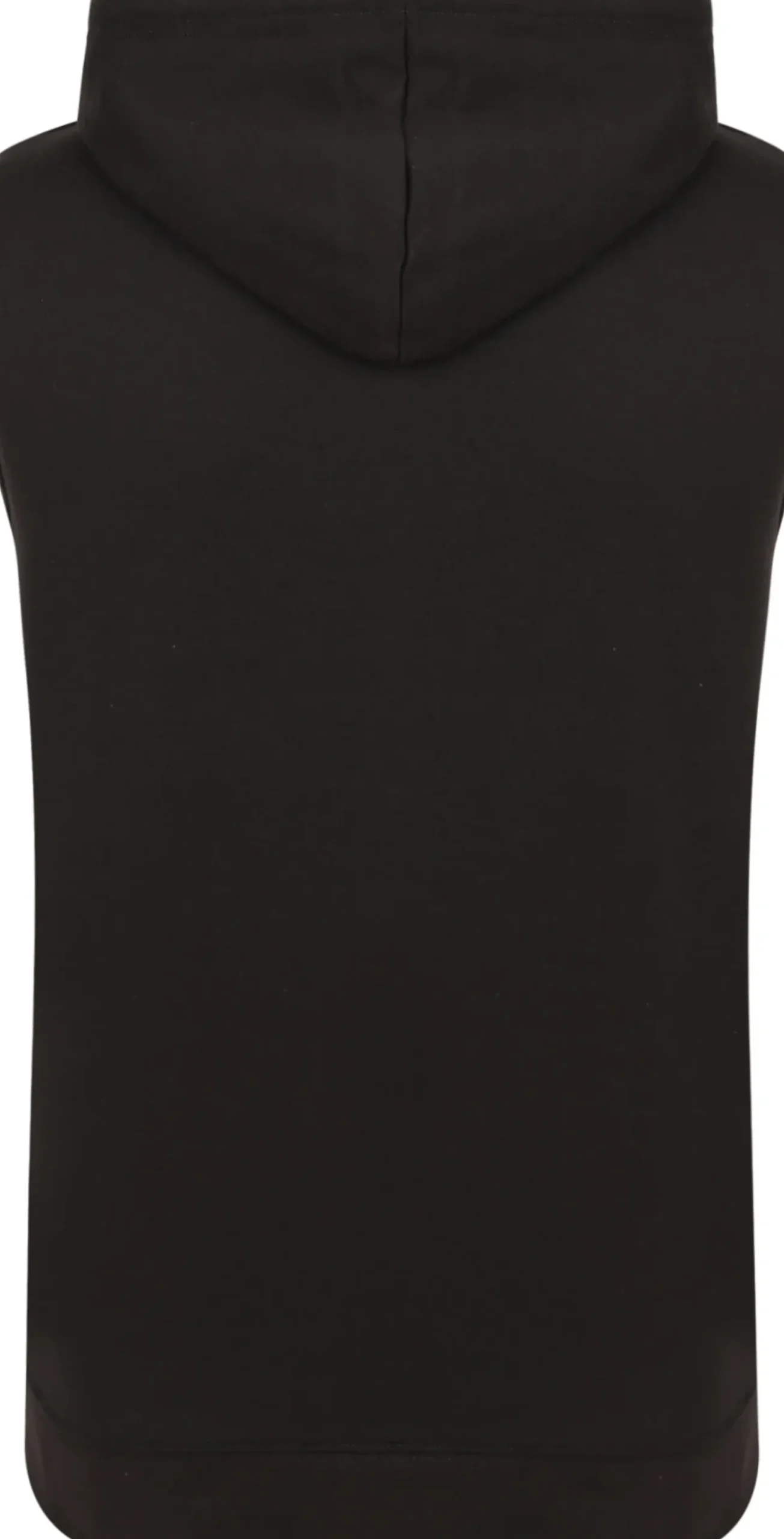 Bigdude Loop Back Sleeveless Hoody Black Tall