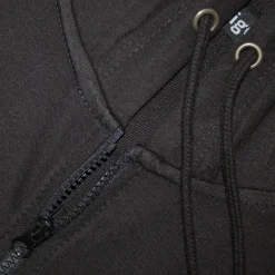 Bigdude Loop Back Sleeveless Hoody Black Tall