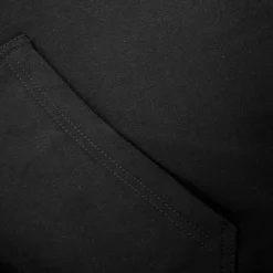 Bigdude Loop Back Sleeveless Hoody Black Tall