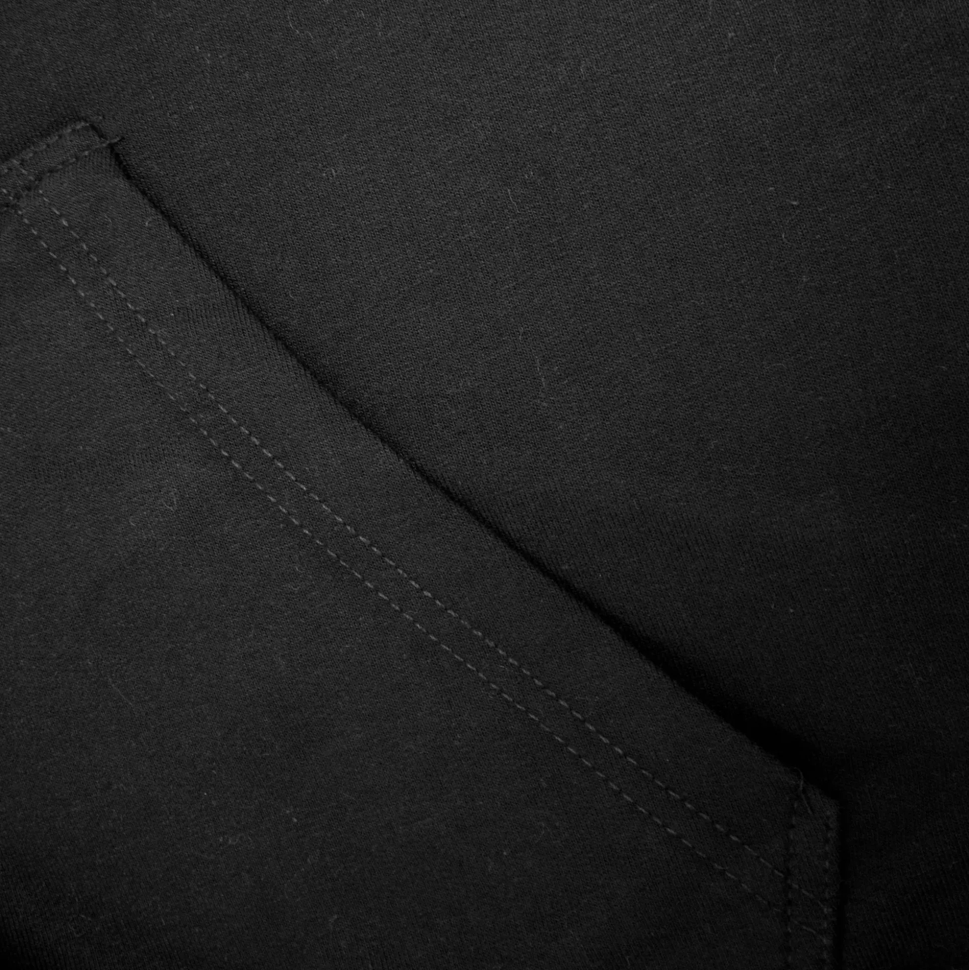 Bigdude Loop Back Sleeveless Hoody Black Tall