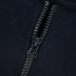 Bigdude Loop Back Sleeveless Hoody Navy Tall