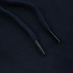 Bigdude Loop Back Sleeveless Hoody Navy Tall