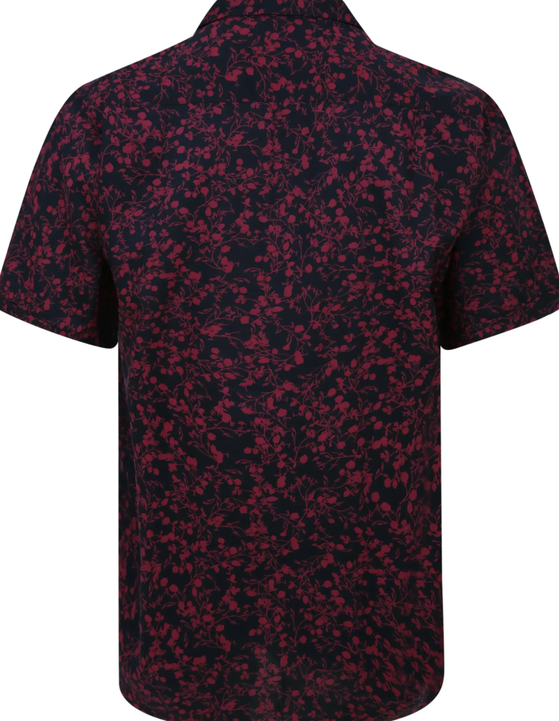 Bigdude Meadow Viscose Relaxed Collar Shirt Navy
