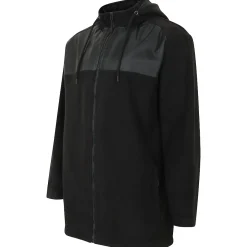 Bigdude Nylon Polar Fleece Jacket Black
