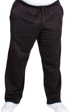 Bigdude Open Hem Joggers Black