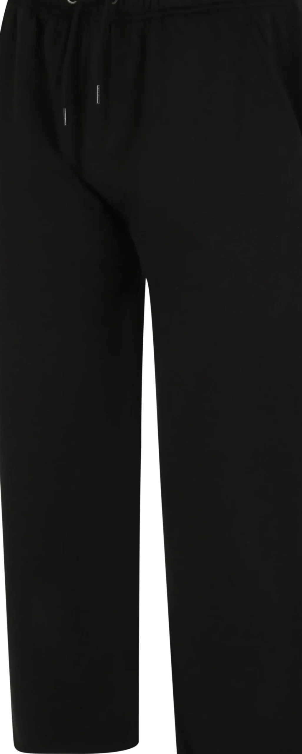 Bigdude Open Hem Joggers Black