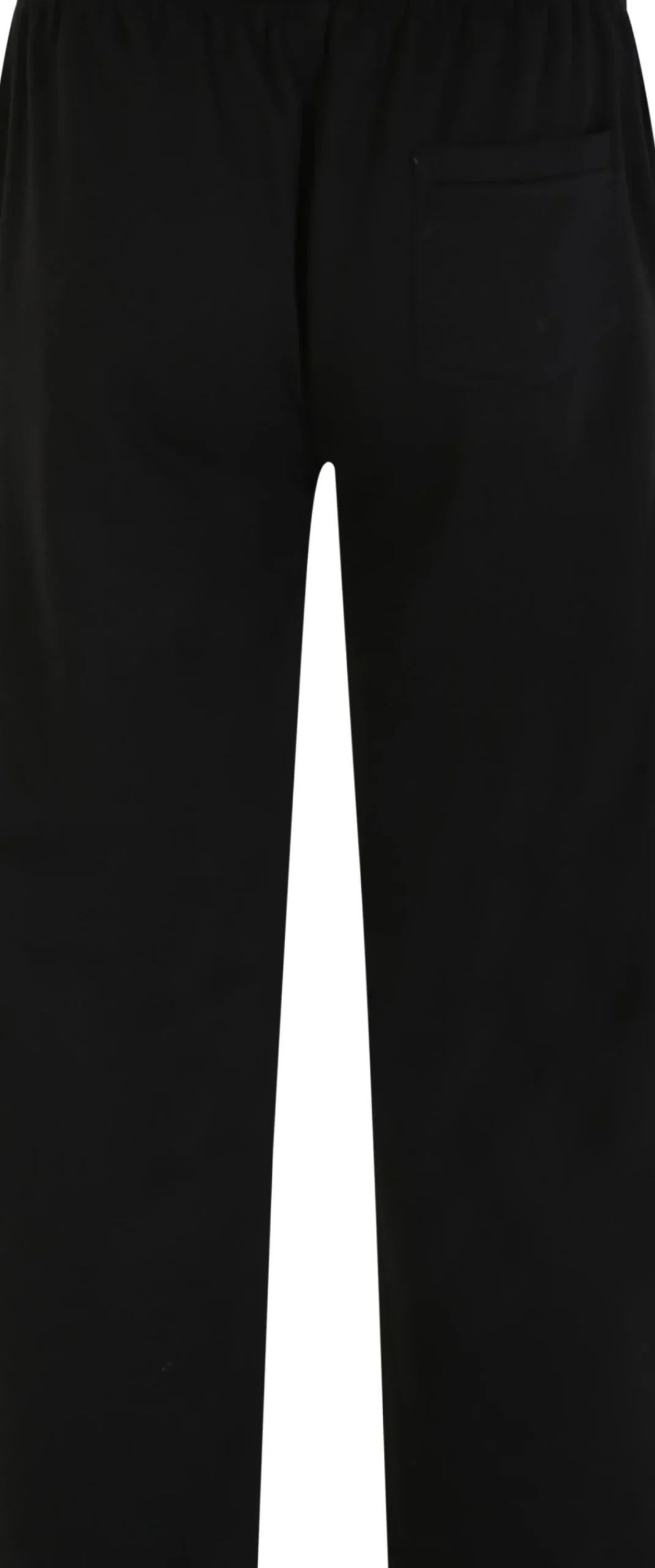 Bigdude Open Hem Joggers Black
