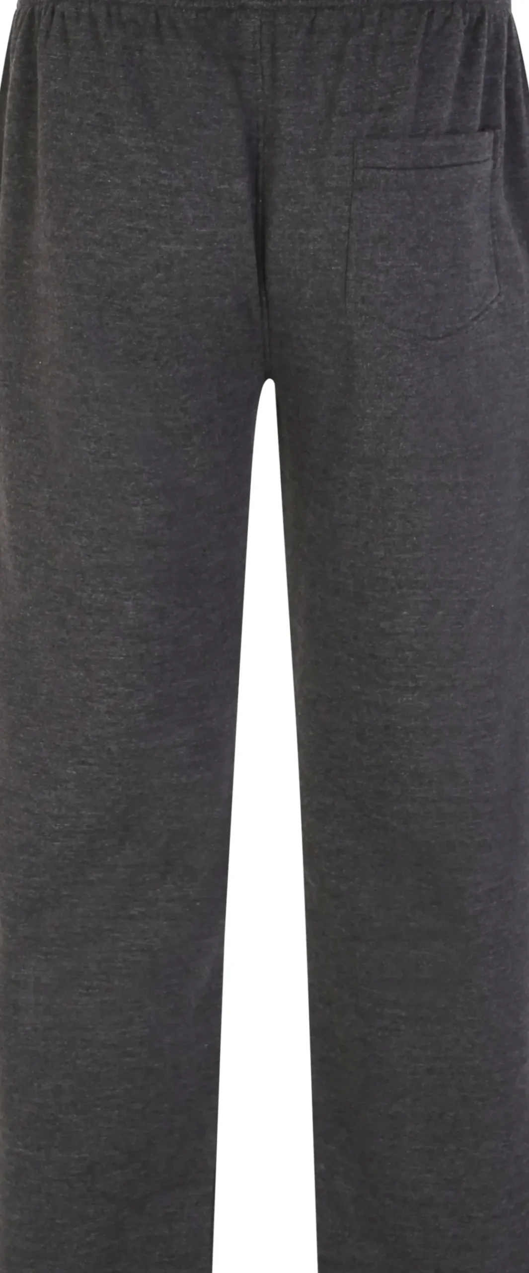 Bigdude Open Hem Joggers Charcoal