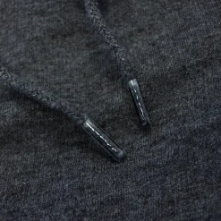 Bigdude Open Hem Joggers Charcoal