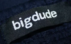 Bigdude Open Hem Joggers Navy