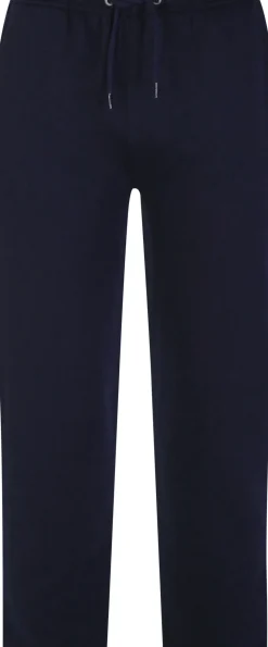 Bigdude Open Hem Joggers Navy