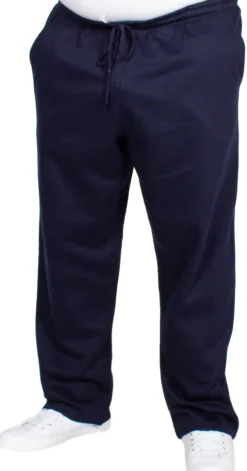 Bigdude Open Hem Joggers Twin Pack Black/Navy