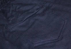 Bigdude Open Hem Loop Back Joggers Navy