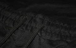 Bigdude Open Hem Loop Back Joggers Black