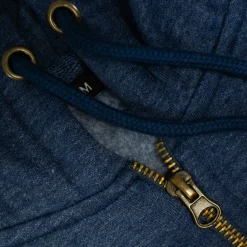 Bigdude Original Full Zip Hoody Dark Denim