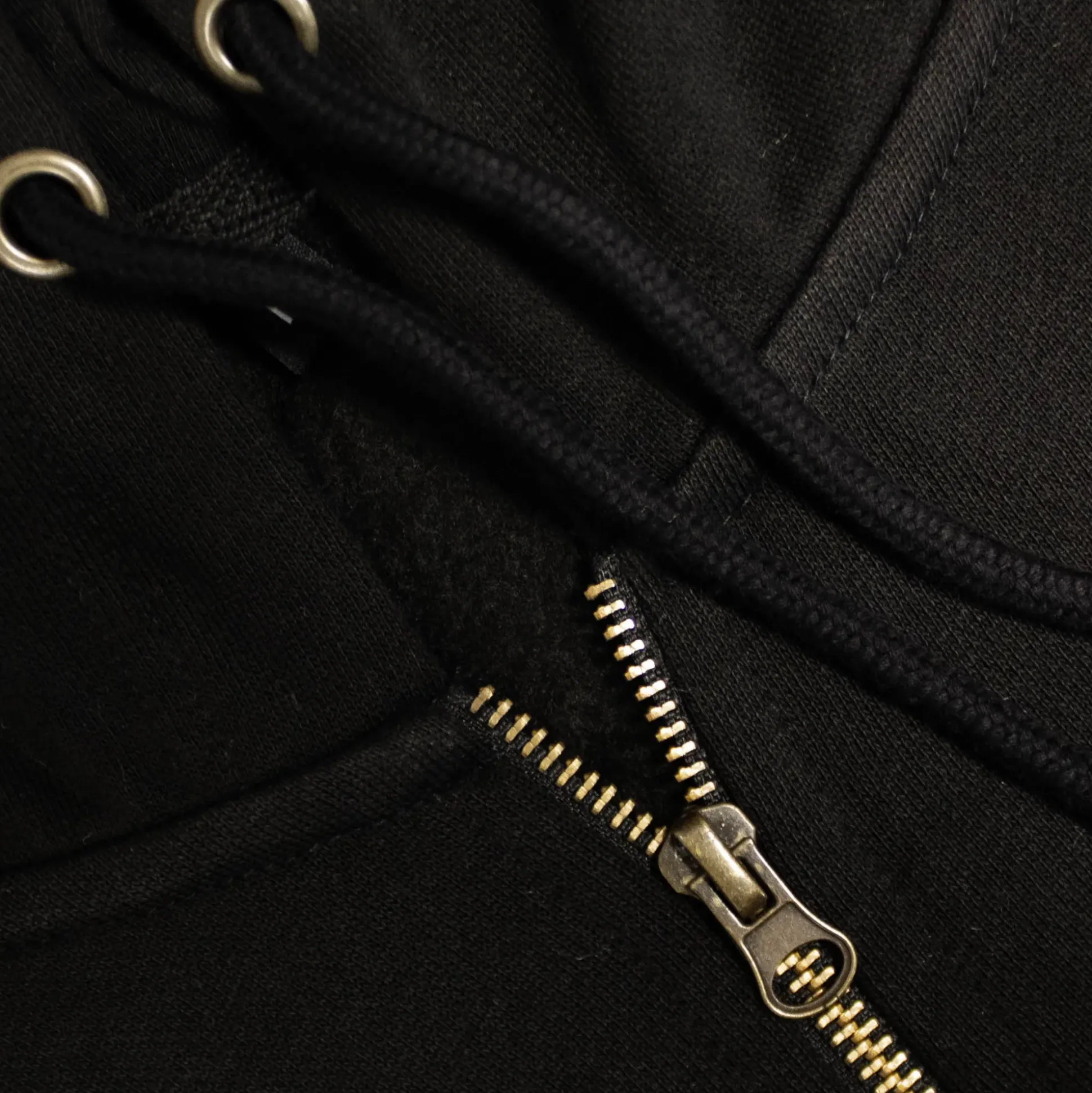 Bigdude Original Full Zip Hoody Black Tall