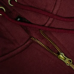 Bigdude Original Full Zip Hoody Burgundy Tall