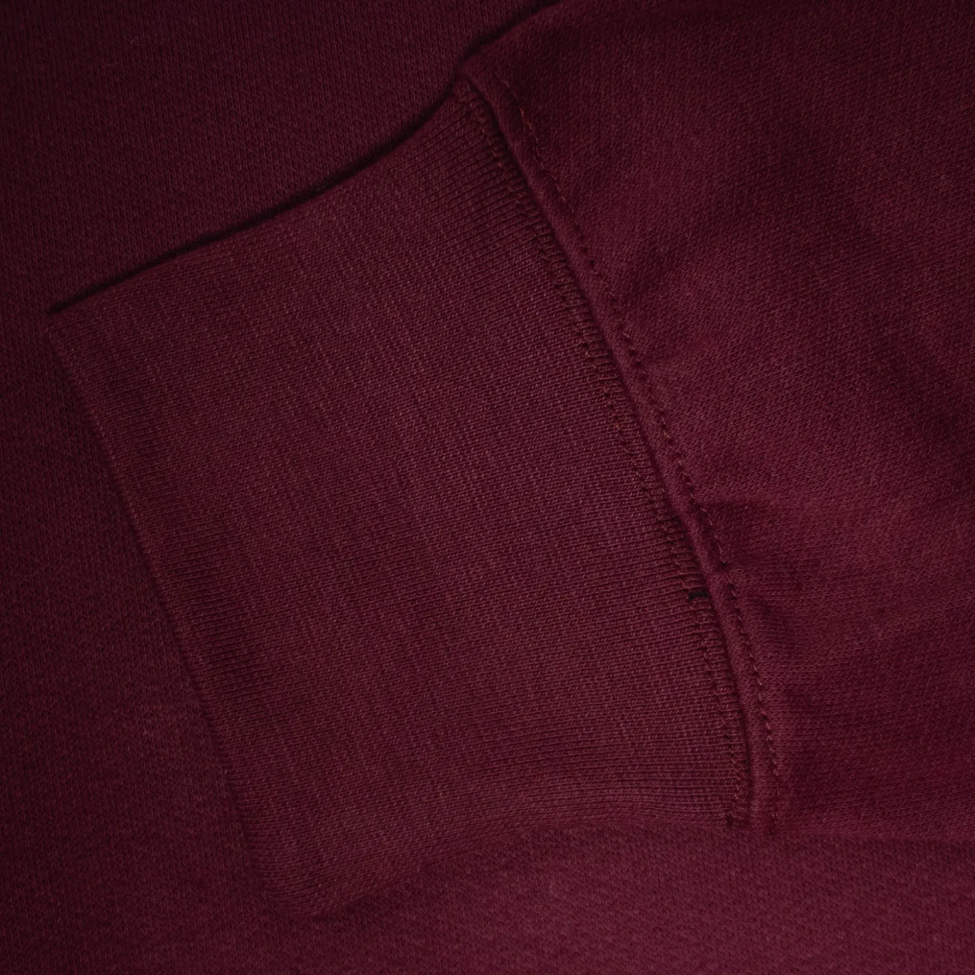 Bigdude Original Full Zip Hoody Burgundy Tall