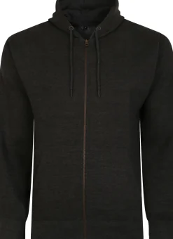 Bigdude Original Full Zip Hoody Charcoal Tall