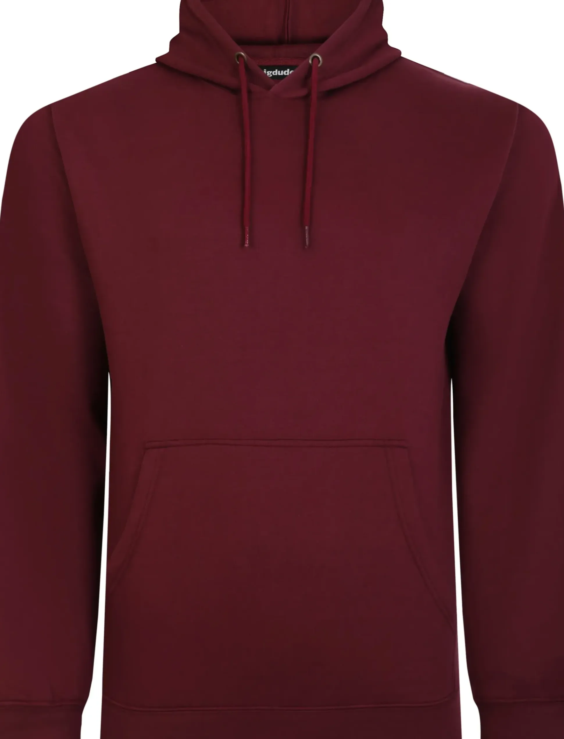 Bigdude Original Pullover Hoody Burgundy Tall
