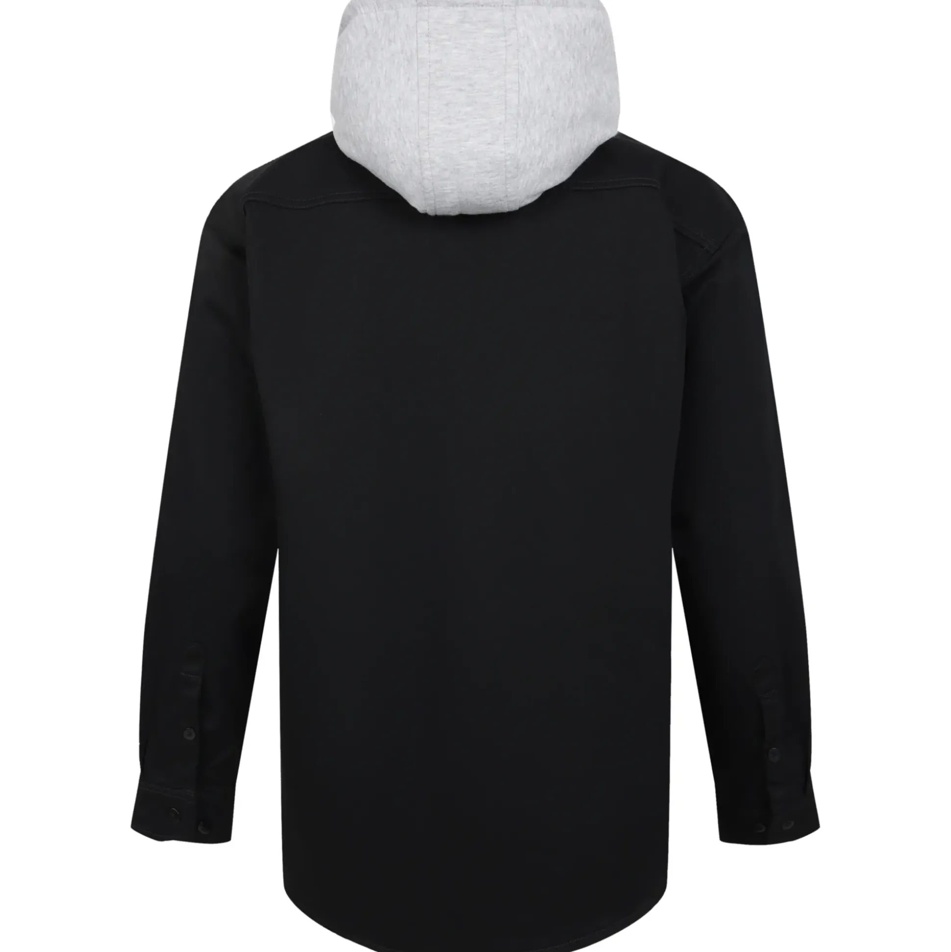 Bigdude Overshirt With Hood Black